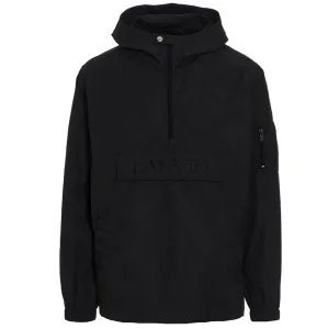 Lanvin Mens Windbreaker Jacket Black M #708071