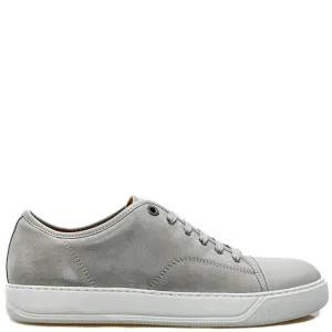 Lanvin Mens Dbb1 Suede Leather Sneakers Grey UK 8