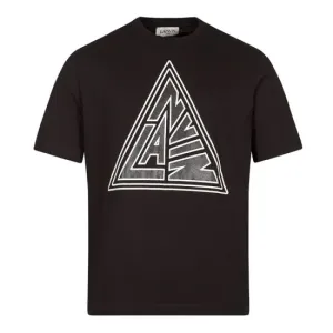 Lanvin Mens Triangle T Shirt Black L