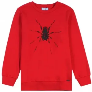 Lanvin Boys Spider Logo Sweatshirt Red 10Y #708236