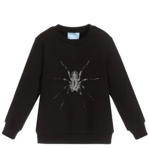 Lanvin Paris Boys Spider Sweater Black 10Y