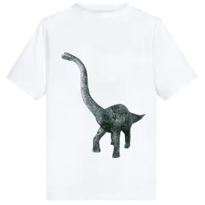 Lanvin Boys Dinosaur T-shirt White - WHITE 14Y