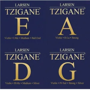 Larsen Tzigane violin SET, E ball end #731028