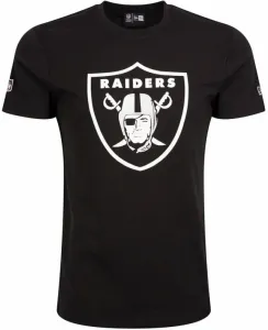 Las Vegas Raiders NFL Team Logo Black S Camiseta de manga corta