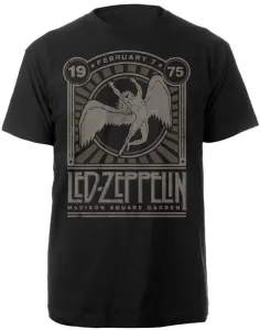 Led Zeppelin Camiseta de manga corta Madison Square Garden 1975 Black L