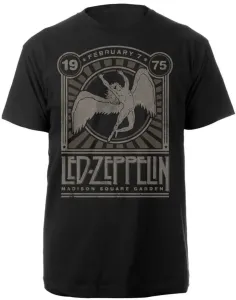 Led Zeppelin Camiseta de manga corta Madison Square Garden 1975 Black M