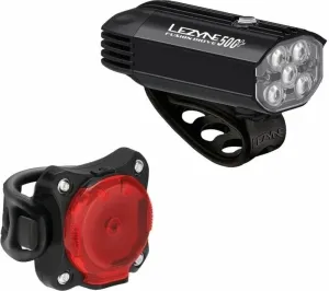 Lezyne Fusion Drive 500+/Zecto Drive 200+ Pair Satin Black/Black Front 500 lm / Rear 200 lm Luces de ciclismo