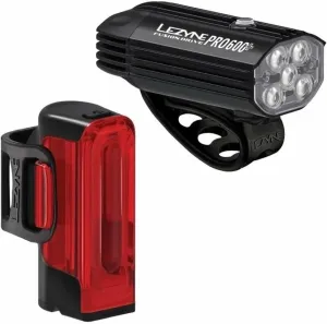 Lezyne Fusion Drive Pro 600+/Strip Drive 300+ Pair Satin Black/Black Front 600 lm / Rear 300 lm Luces de ciclismo