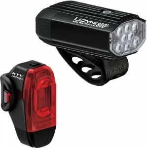 Lezyne Micro Drive 800+/KTV Drive Pro+ Pair Satin Black/Black Front 800 lm / Rear 150 lm Luces de ciclismo