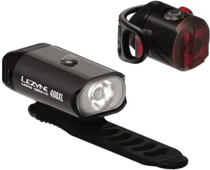 Lezyne Mini Drive 400XL / Femto USB Drive Negro Front 400 lm / Rear 5 lm Luces de ciclismo