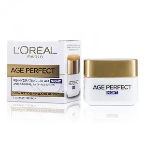 Age perfect re-hydrating cream night - L'Oréal Atención nocturna 50 ml