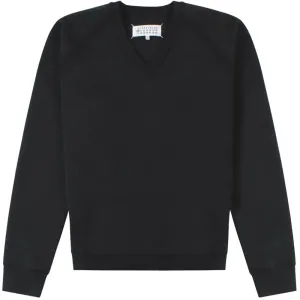 Maison Margiela Men's V-neck Sweatshirt Black S