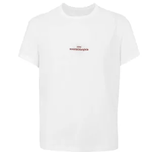 Maison Margiela Mens Logo Print T-shirt White M