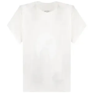 Maison Margiela Men's Short Sleeve T-shirt Cream XS