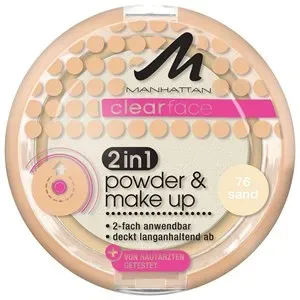 Manhattan Rostro Clearface 2in1 Powder & Make Up No. 76 1 Stk