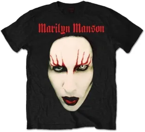Marilyn Manson Camiseta de manga corta Unisex Red Lips Unisex Black S