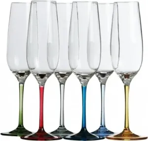 Marine Business Party Set 6 Champagne Glass Platos para barco, Cuberteria para barco