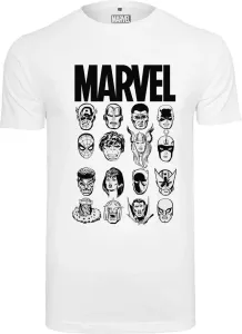 Marvel Camiseta de manga corta Crew XS White