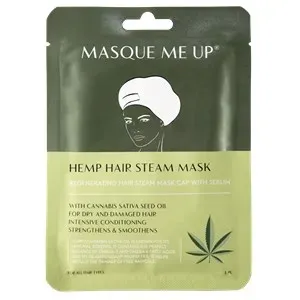 Masque Me Up Cuidado Cuidado corporal Hemp Hair Steam Mask Green 1 Stk