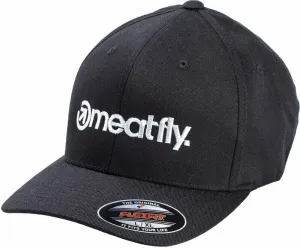 Meatfly Brand Flexfit Black L/XL Gorra de beisbol