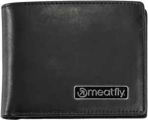 Meatfly Pitfall Leather Wallet Black