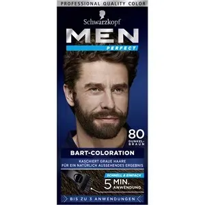 Men Perfect Coloración de barba 80 castaño oscuro 1 30 ml