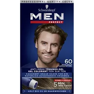 Men Perfect Gel de tinte anti-gris castaño claro natural 1 80 ml #135023