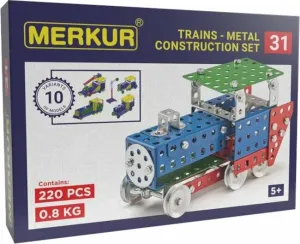 Merkur M 031 Railway Construction Set 211 partes