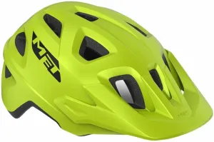 MET Echo Lime Green/Matt S/M (52-57 cm) Casco de bicicleta