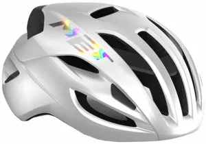 MET Rivale MIPS White Holographic/Glossy M (56-58 cm) Casco de bicicleta