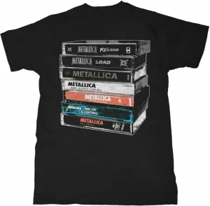 Metallica Camiseta de manga corta Cassette Black L