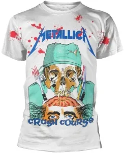 Metallica Camiseta de manga corta Crash Course In Brain Surgery Hombre Blanco XL
