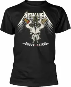 Metallica Camiseta de manga corta 40th Anniversary Forty Years Black L