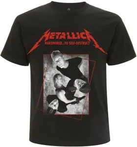 Metallica Camiseta de manga corta Hardwired Band Concrete Black L