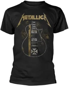 Metallica Camiseta de manga corta Hetfield Iron Cross Hombre Black L