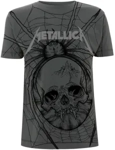 Metallica Camiseta de manga corta Spider All Over Grey M