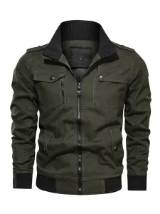 Chaquetas y abrigos de hombres chaquetas para hombre chaquetas para hombres Chic Borgoña verde moderno #491177