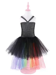 Disfraz de niños Carnaval Vestidos de Rainbow Unicorn 2023 Niñas bebés disfraz de  Princesa asimétrica Kids Tutu Vestido de lujo Disfraz Carnaval