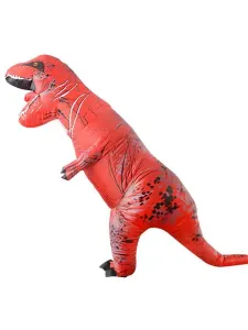 Disfraz de Cosplay de dinosaurio inflable T Rex Jurassic World de Halloween #429808