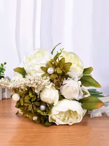 Flores de boda Peonía Poly Ramos de boda