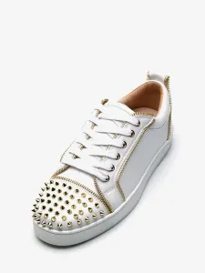 Zapatillas bajas blancas para hombre 2023, zapatos informales con remaches #439690