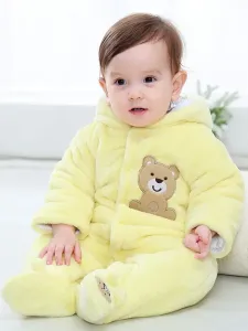 Mono de franela Kigurumi Onesie para bebé niño pequeño #369919