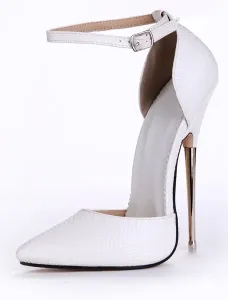 Zapatos puntiagudos de blanco #192983
