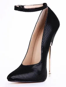 Zapatos puntiagudos de negro #192963