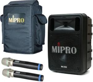 MiPro MA-505 Vocal Dual Set Sistema de megafonía alimentado por batería