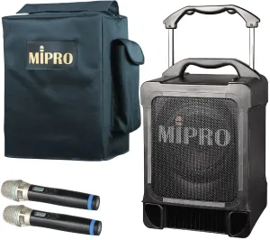MiPro MA-707 Vocal Dual Set Sistema de megafonía alimentado por batería
