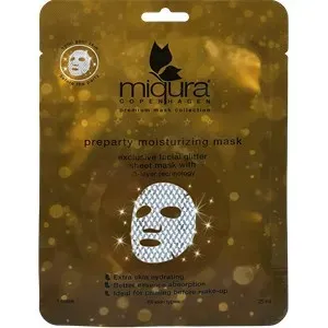 Miqura Cuidado Premium Mask Collection Preparty Moisturizing Mask with Glitter 25 ml