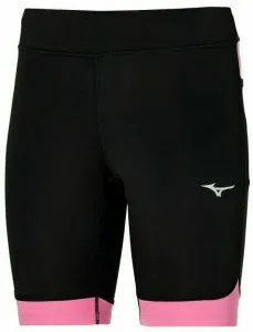 Mizuno BG3000 Mid Tight Black/Wild Orchid XS Pantalones cortos para correr