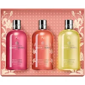 Molton Brown Bath & Body Bath & Shower Gel Floral & Citrus Body Care Gift Set Fiery Pink Pepper Bath & Shower Gel 300 ml + Limited Edition Heavenly Gi