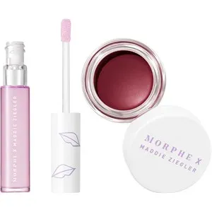 Morphe Maquillaje facial Blush & Bronzer X Maddie Ziegler Berry Good Set de regalo Mousse 3,4 g + Lipgloss 6,5 g 1 ml